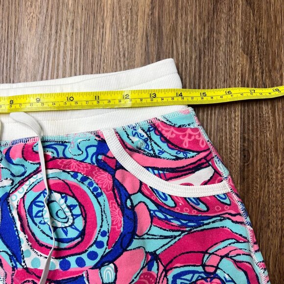 Talbots Skirt Ribbed Waistline Women Whimsical Artsy Print Skort Multicolor Size - Picture 3 of 8